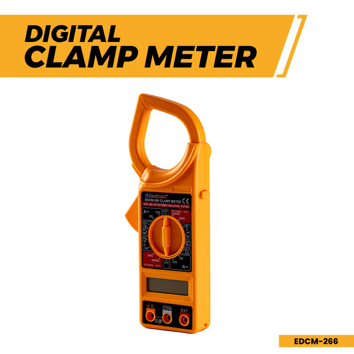 JRSDRIVE Digital Clamp Meter, AC Current Tester, EDCM266