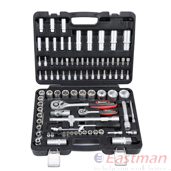 1/2" And 1/4" SQDrive Socket Set , 94 Pcs Set E-2301