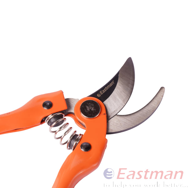 Eastman Prunning Shears With Curved Jaw, Selected Stainless Steel, Selected Alloy Steel, Size:- 190mm, E-3025