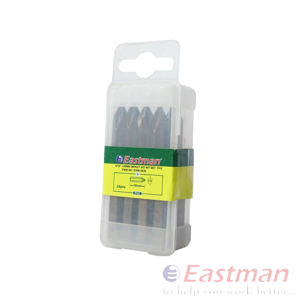 Spare Bit For Impact Driver Set 5/16 Hex Bit 12pcs , E-5036