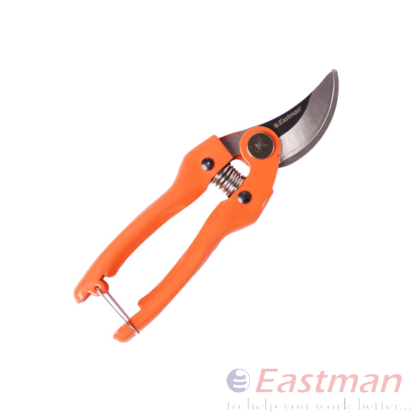 Eastman Prunning Shears With Curved Jaw, Selected Stainless Steel, Selected Alloy Steel, Size:- 190mm, E-3025