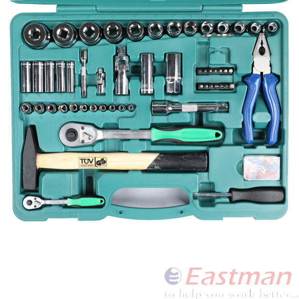 100 PCS SOCKET & BIT SET, Knurled Sockets E-2302