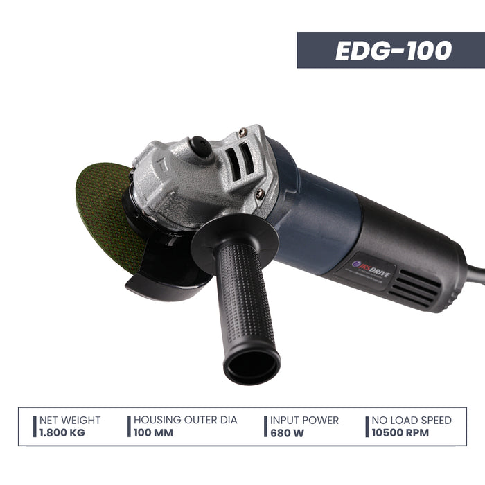 JRSDRIVE Angle Grinder Machine, Wheel Dia 100 mm EDG-100