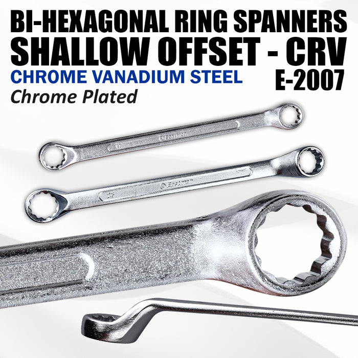 Eastman Bi-Hexagonal Ring Spanner, Box Pack, E-2007