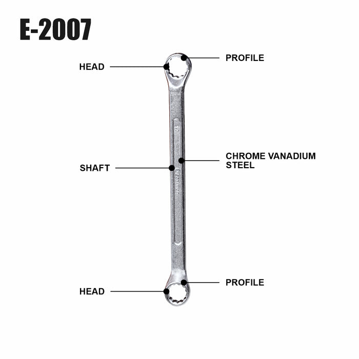 Eastman Bi-Hexagonal Ring Spanner, Box Pack, E-2007