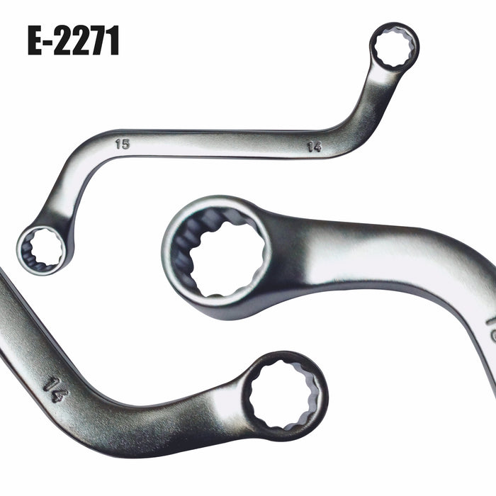 Eastman S-Type Wrench Ring Spanner Pack of 5 Pcs E-2271