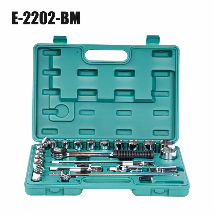 Eastman 1/2 SQ. 24 Pcs Socket Set New