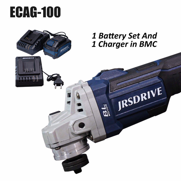 JRSDRIVE Brushless Angle Grinder ECAG100