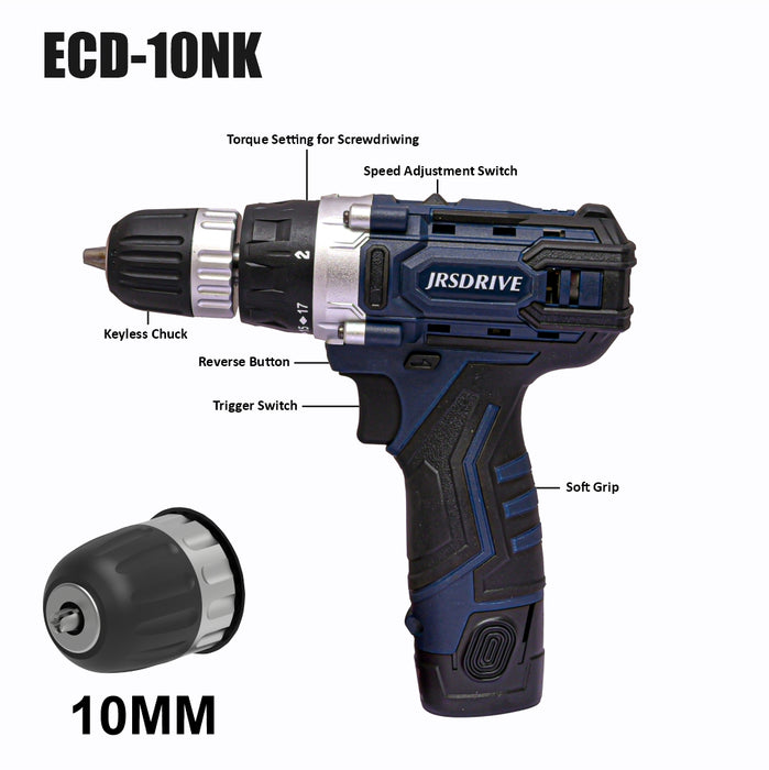 Eastman Kit of Cordless Drill ECD-10NK