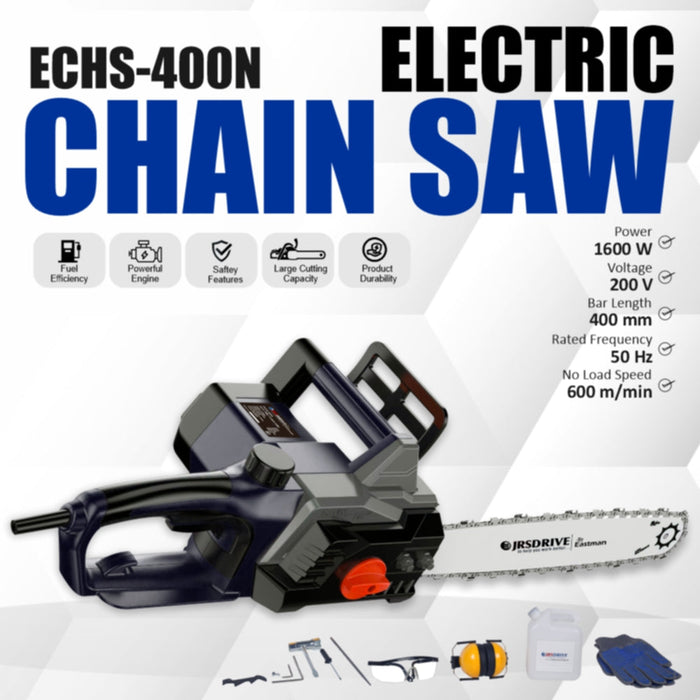 JRS DRIVE  Electric Chain Saw (400mm)|| ECHS400N