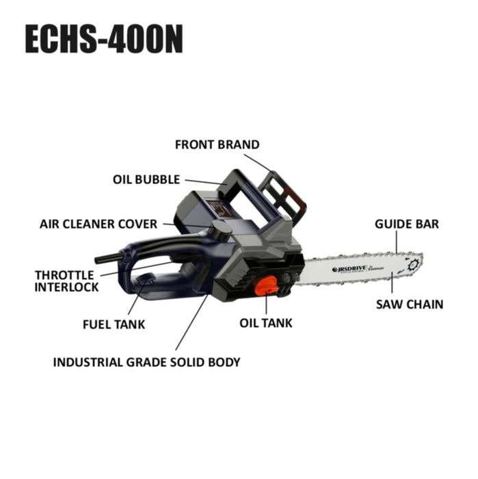 JRS DRIVE  Electric Chain Saw (400mm)|| ECHS400N