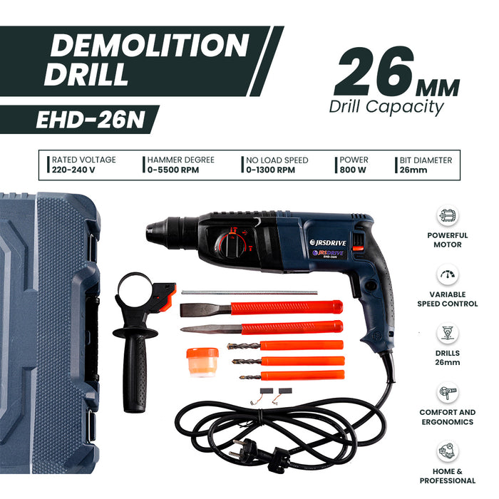 JRSDRIVE Hammer Drill || EHD-26N