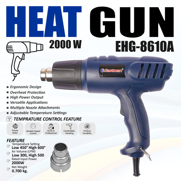 Eastman High Protection Cover Heat Gun  Light Weight EHG8610A