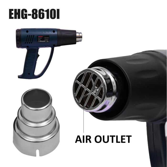 JRSDRIVE Heat Gun Lightweight High-Temperature Performance EHG-8610I