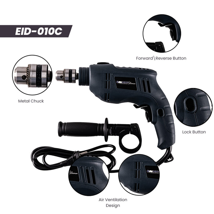 JRSDRIVE Impact Drill Machine, Capacity 10mm EID010C