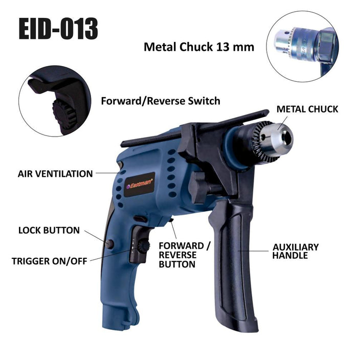 JRSDRIVE Impact Drill Machine with Capacity 13mm EID013