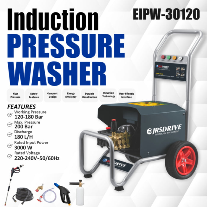 JRS Drive Induction Pressure Washer Eipw 30120