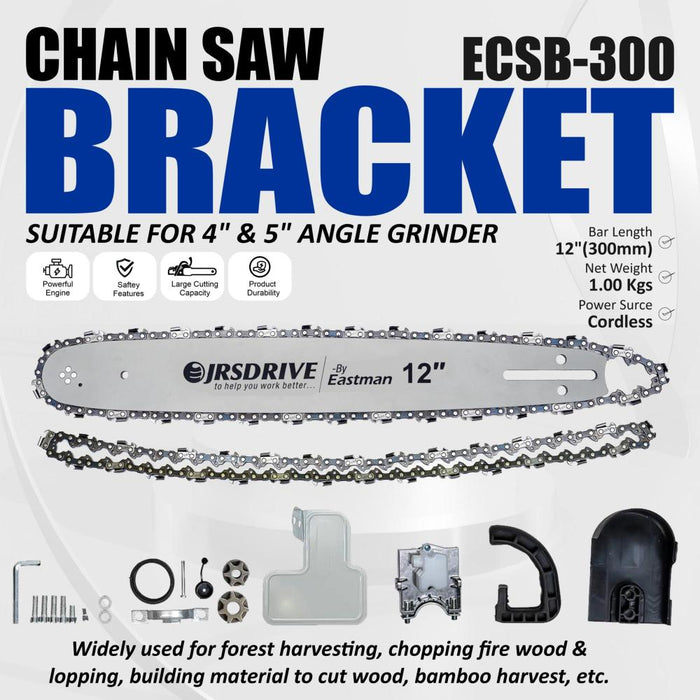 JRSDRIVE 12" Chain Saw Bracket  ECSB-300