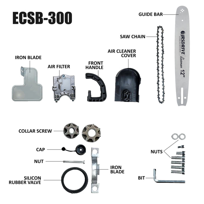 Eastman JRS DRIVE 12" Chain Saw Bracket  ECSB300