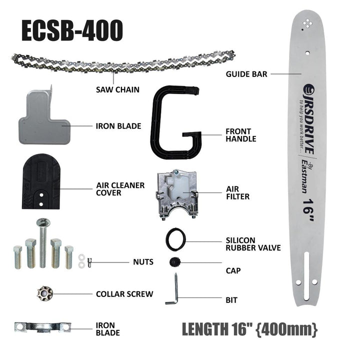 JRSDRIVE 16" Chain Saw Bracket ECSB400