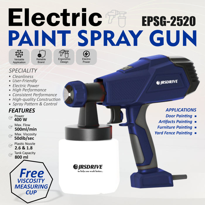 JRS DRIVE Electric Paint Spray Gun| EPSG-2520