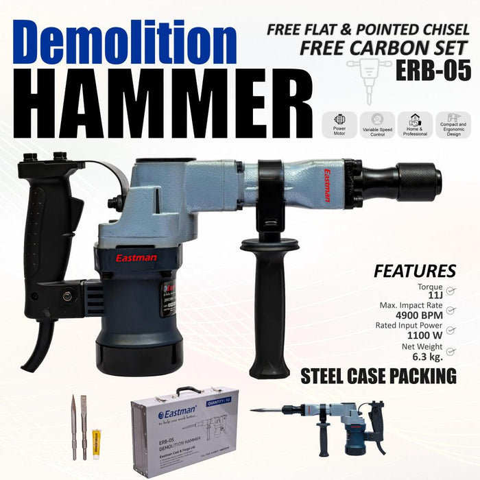 JRSDRIVE Demolition Hammer Machine  ERB05