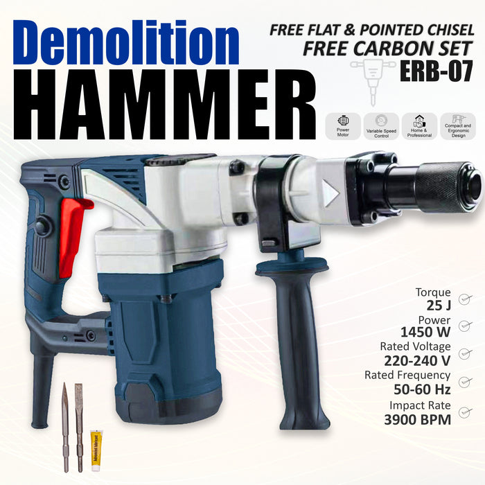 JRS DRIVE Demolition Hammer ERB07