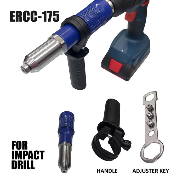 JRSDRIVE Riveter Conversion Connector: The Essential Tool for Versatile Riveting ERCC-175