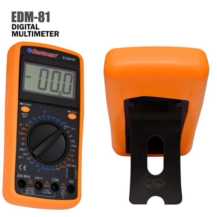 Digital Multimeter, DC Voltmeter And Ohm Volt,EDM-81